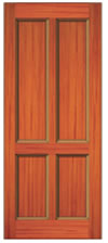 4 Panel Door Drawing